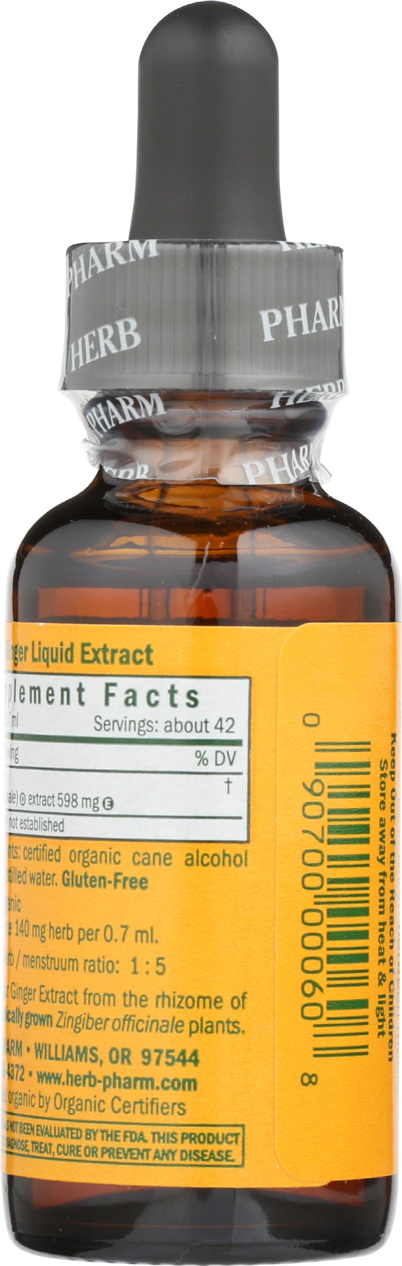 Herb Pharm gotero aplicando gotas para uso sublingual y alivio rápido