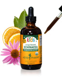 Herb Pharm envase frontal mostrando marca y beneficios, fácil identificación
