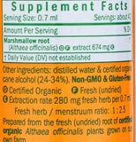 Herb Pharm raíces frescas de Althaea officinalis recién recolectadas a mano