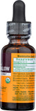 Herb Pharm frasco 1 oz en mano para comparar tamaño y uso práctico diario