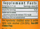 Herb Pharm textura del líquido en cucharita para dosificación rápida y práctica