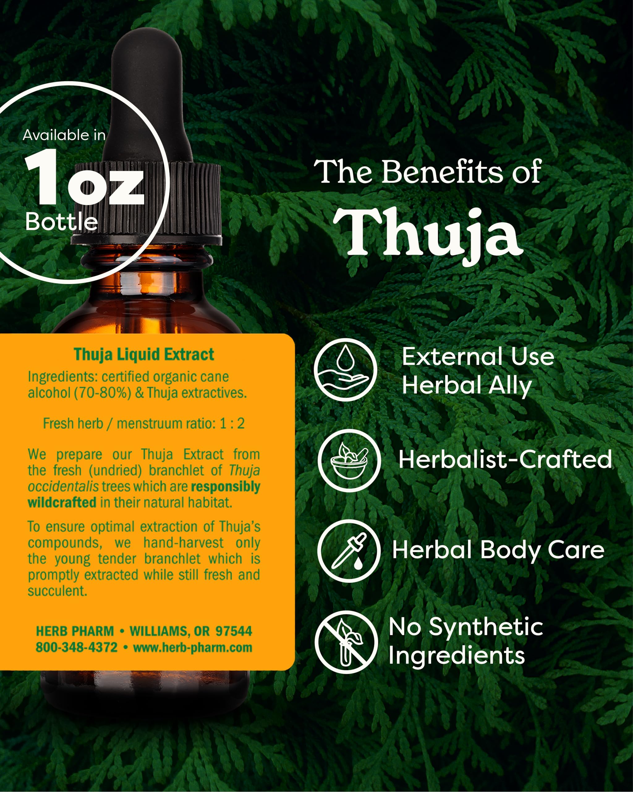 Herb Pharm textura del extracto líquido para absorción rápida