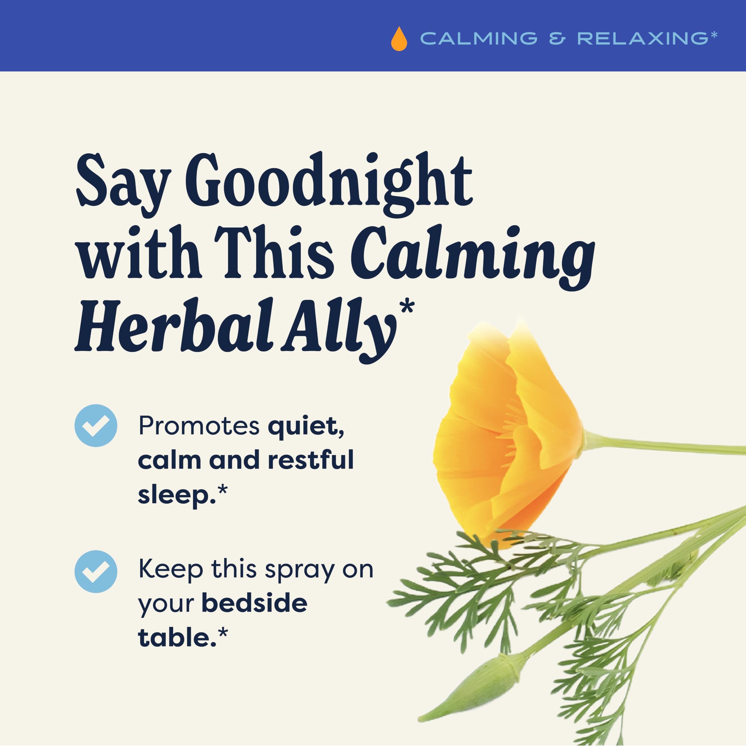 Herb Pharm rociado en mano mostrando textura líquida de absorción rápida