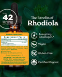 Gotas de tintura Herb Pharm sobre fondo que muestra textura líquida