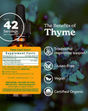Herb Pharm etiqueta con detalle de ingredientes y verificación HPTLC para confianza