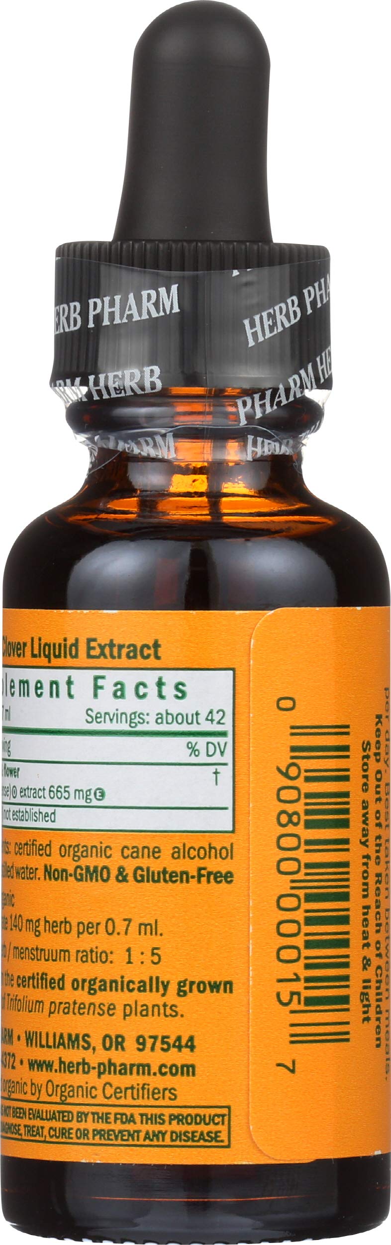 Herb Pharm textura del extracto líquido resaltando pureza y color natural