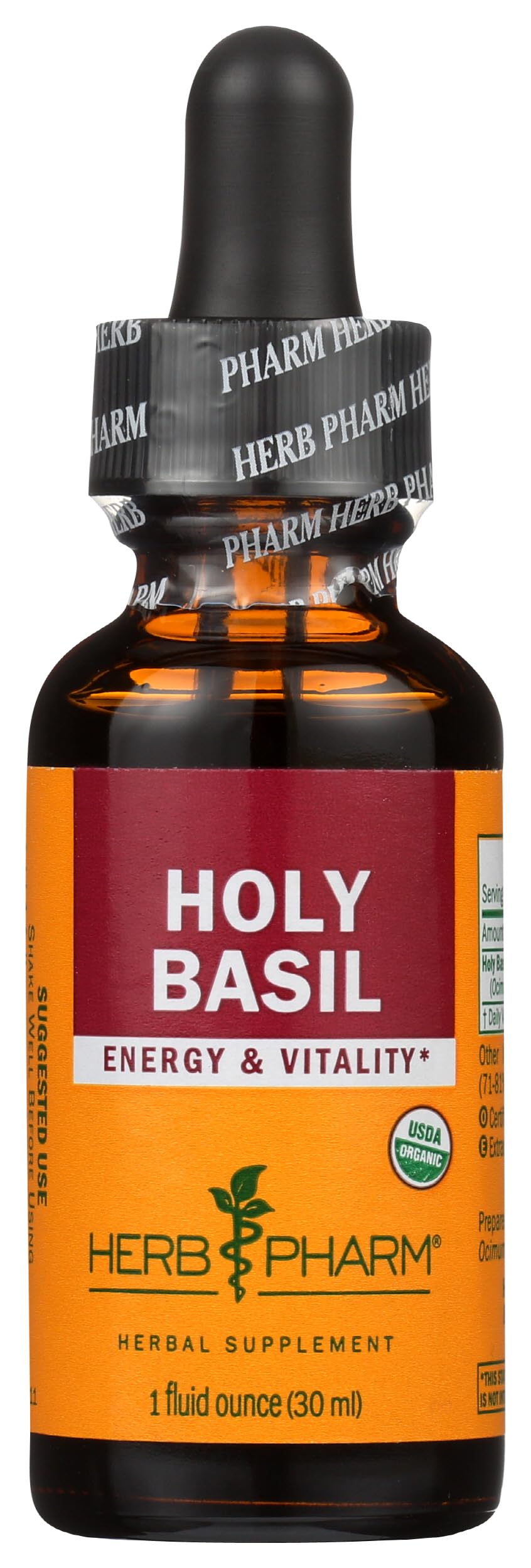 Herb Pharm gotero vertiendo en vaso, uso fácil en bebidas
