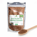 Herb To Body frente del paquete de polvo, muestra claridad y pureza