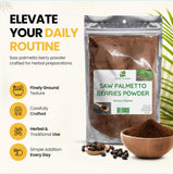 Herb To Body primer plano de textura y bolsa resellable, fácil conservación