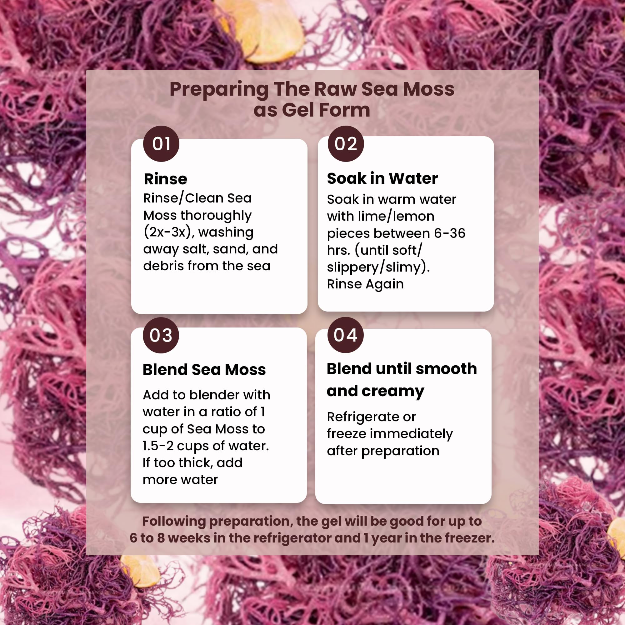 Herb To Body textura cercana del musgo mostrando fibra natural y calidad