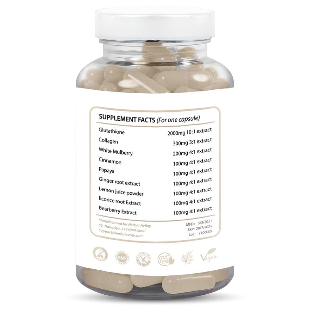 Herbal-avRay persona tomando cápsula como parte de rutina diaria