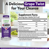 Herbal Clean Qcarbo16 botella abierta con etiqueta visible, uso sencillo y práctico