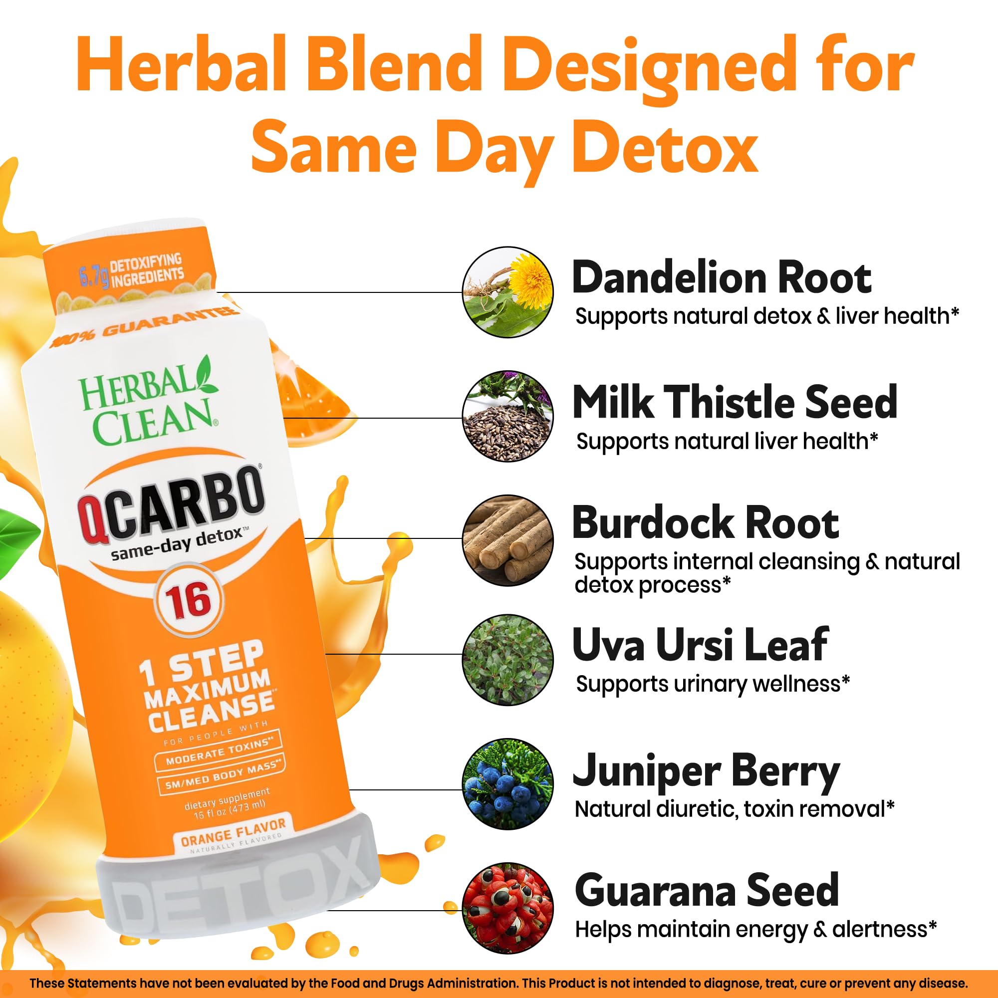 Herbal Clean Qcarbo16 tamaño comparado con un teléfono para escala clara