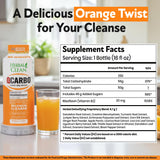 Herbal Clean Qcarbo16 botella en mano para uso inmediato y conveniencia diaria