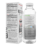Herbal Clean textura del líquido fresa-mango, muestra color y consistencia refrescante