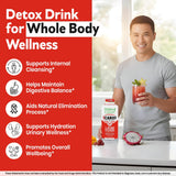 Herbal Clean etiqueta con lista de ingredientes y vitaminas, referencia clara