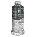 Herbal Clean textura del líquido straw-mango para apreciar consistencia y mezcla homogénea