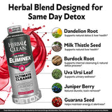Herbal Clean uso en rutina llenando vaso para indicar facilidad y conveniencia