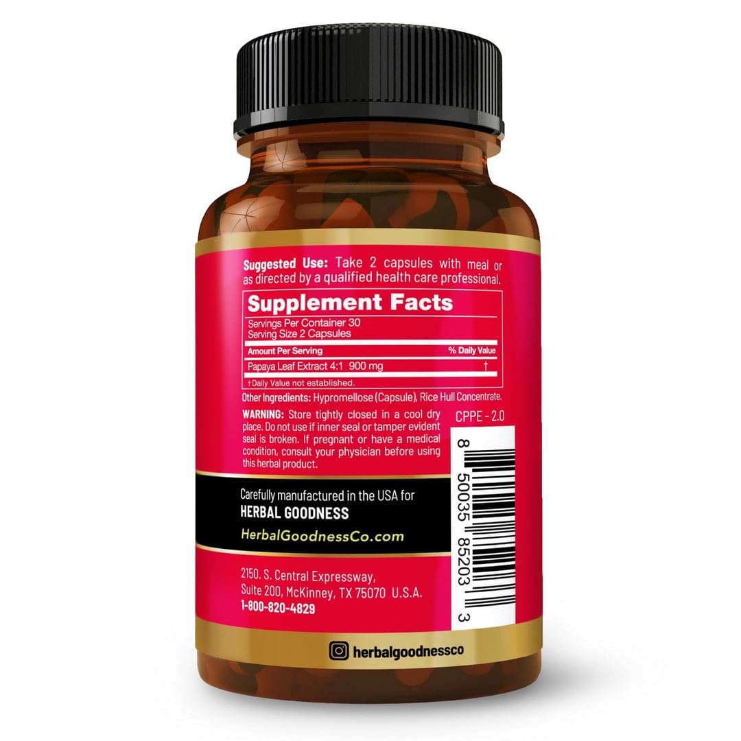 Herbal Goodness cápsula abierta mostrando contenido concentrado y pureza