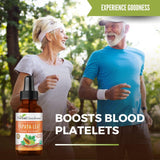 Herbal Goodness extracto mezclado en agua para ingesta rápida y práctica