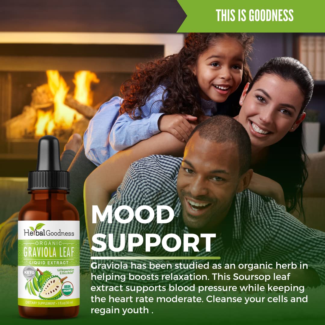 Herbal Goodness gotas en smoothie mostrando uso fácil diario