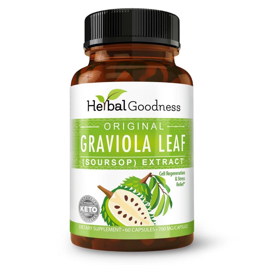 Herbal Goodness frontal del envase con etiqueta orgánica y beneficios visibles