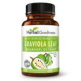 Herbal Goodness frontal del envase con etiqueta orgánica y beneficios visibles