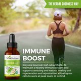 Herbal Goodness hojas de guanábana frescas indicando origen orgánico