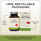 Herbal Roots botella sobre encimera para uso cotidiano y confianza