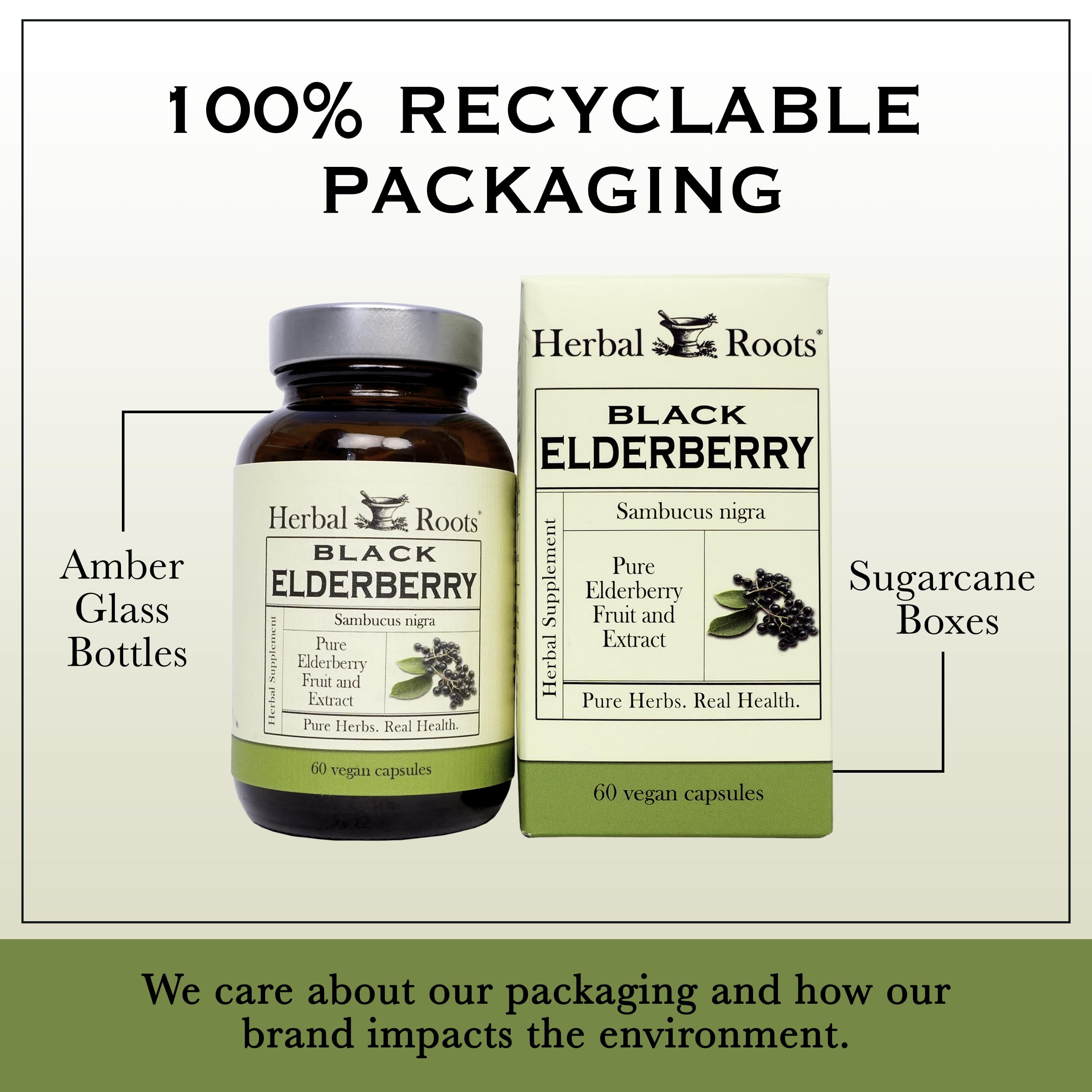Herbal Roots cápsula abierta con contenido en polvo y pureza evidente