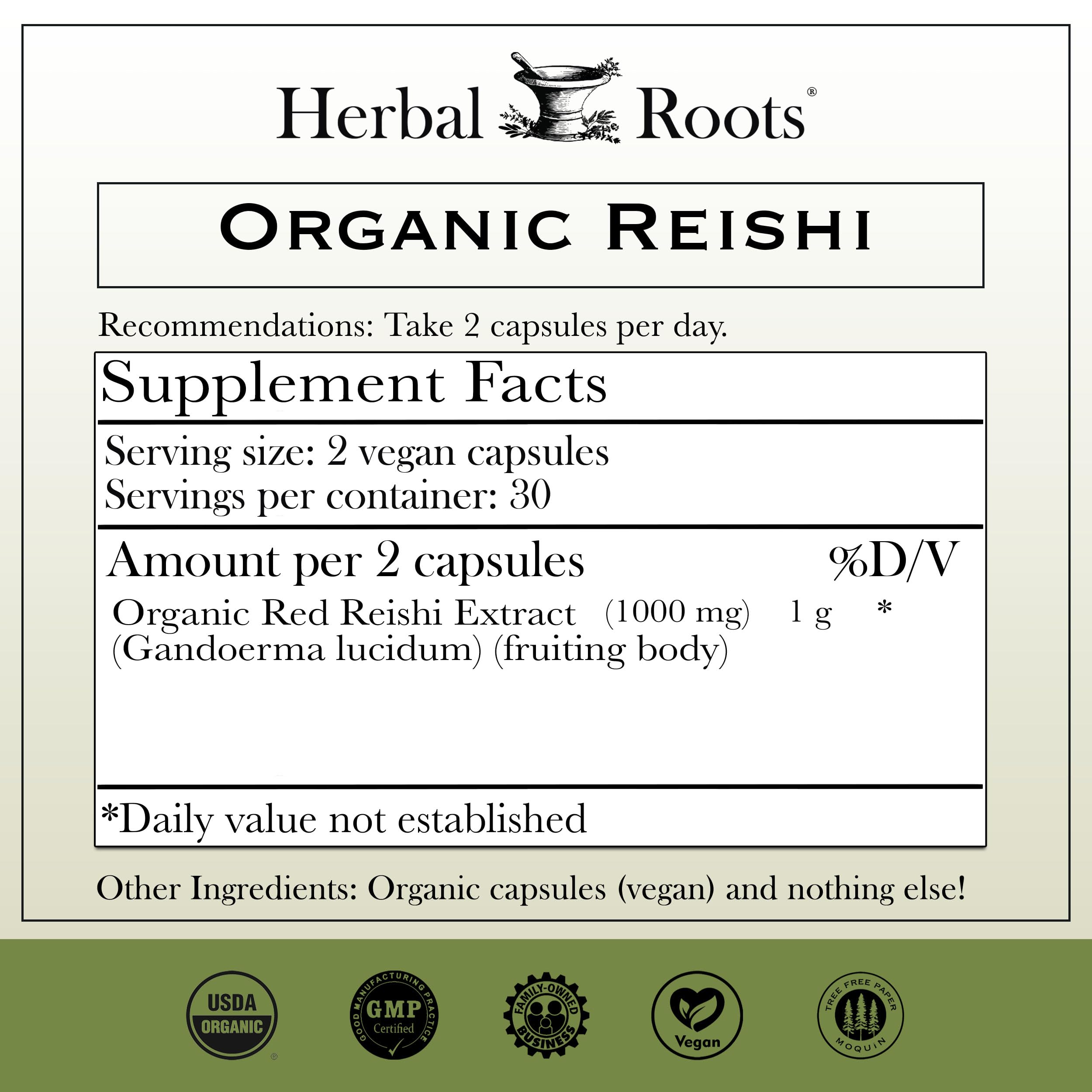 Herbal Roots cápsulas detalle de textura y facilidad de ingestión