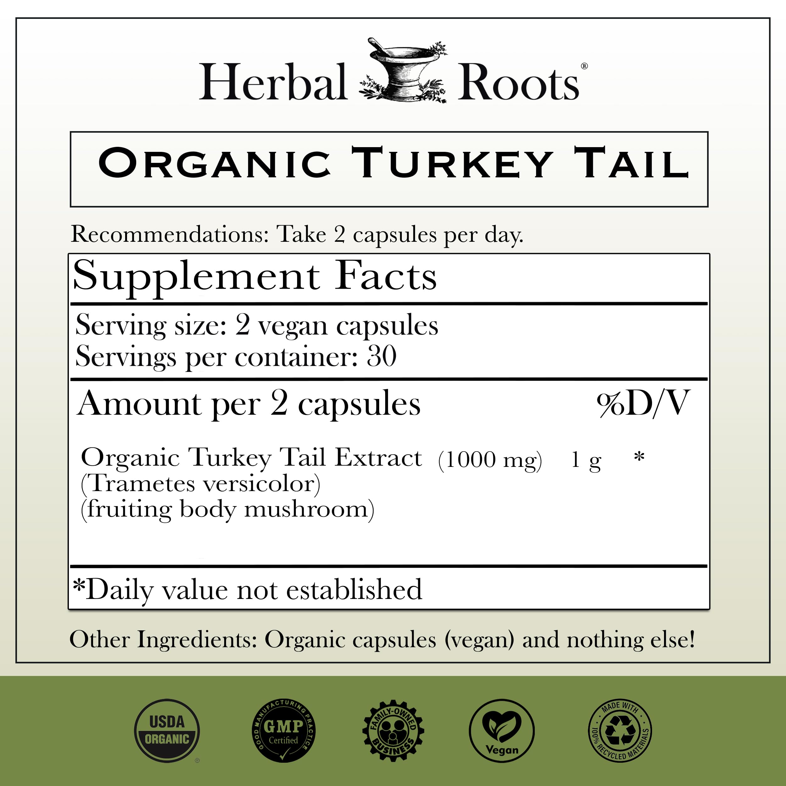 Herbal Roots detalle de cápsulas veganas con textura visible y aspecto puro