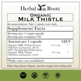 Herbal Roots cápsula en primer plano revelando textura vegana y pureza