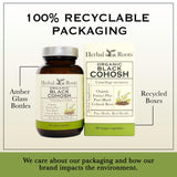 Herbal Roots frasco junto a regla y monedas para comparación de tamaño y dosis