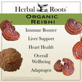 Herbal Roots cuerpo fructífero cercano que resalta concentración