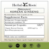 Herbal Roots primer plano del polvo de ginseng mostrando textura pura