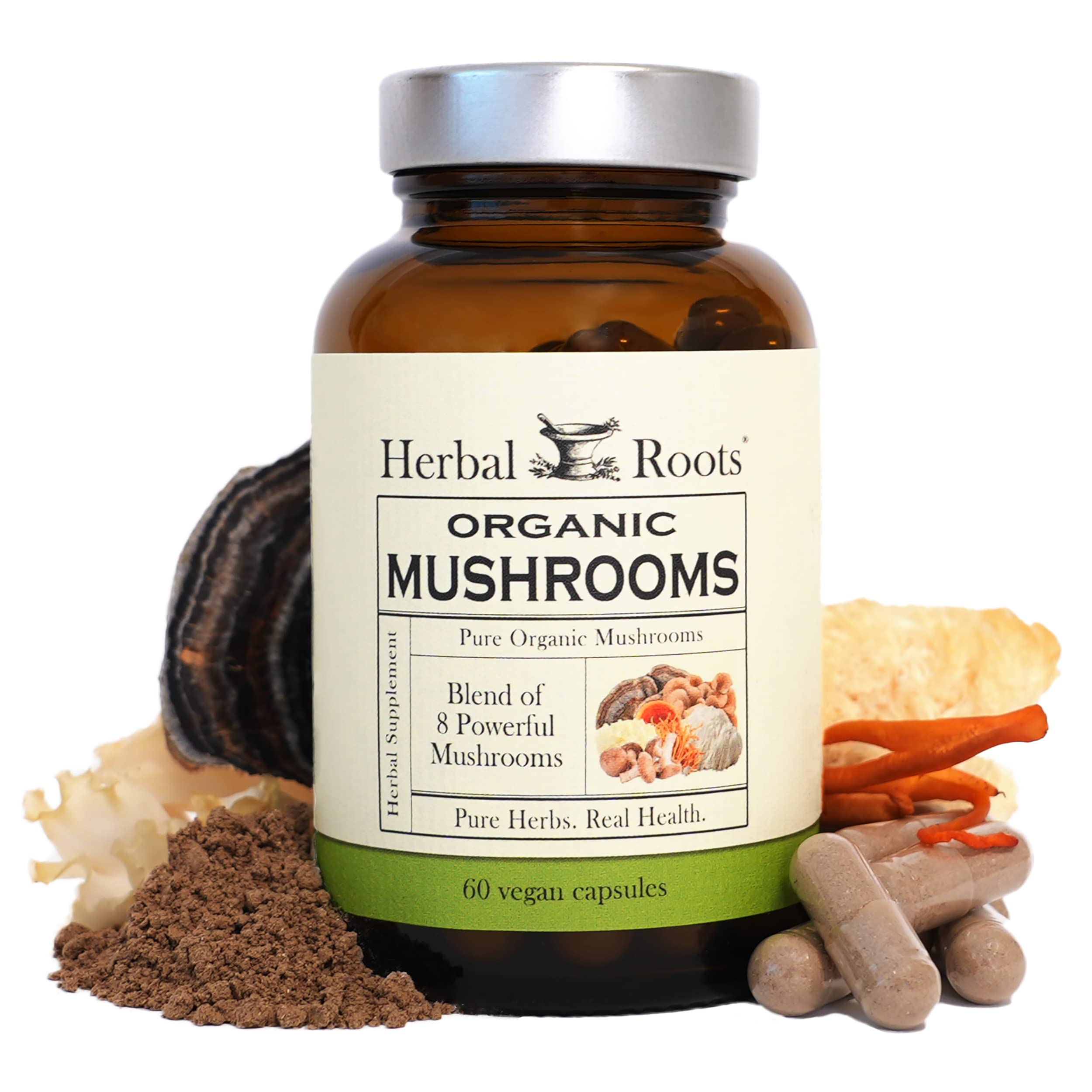 Herbal Roots frente del empaque mostrando diseño y beneficios claros