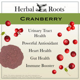 Herbal Roots ortiga orgánica como ingrediente complementario visible