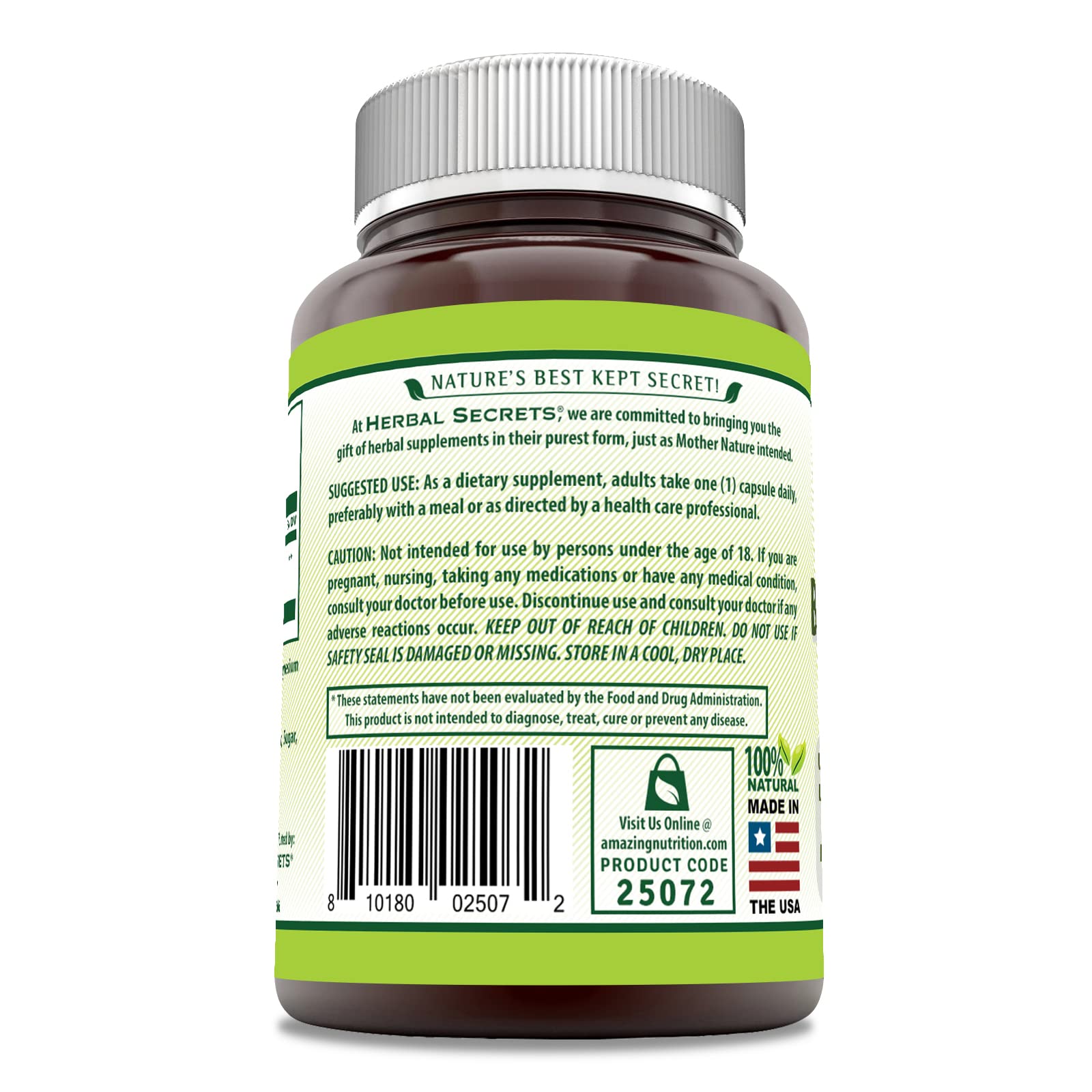 Herbal Secrets detalle del extracto en polvo que destaca concentración y pureza