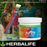 Herbalife H³O dentro de una bolsa deportiva listo para entrenamientos diarios