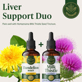 HERBAMAMA frasco en escena lifestyle junto a jugo para integración rutinaria