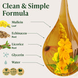 HERBAMAMA hojas de gordolobo, echinacea y regaliz como ingredientes naturales