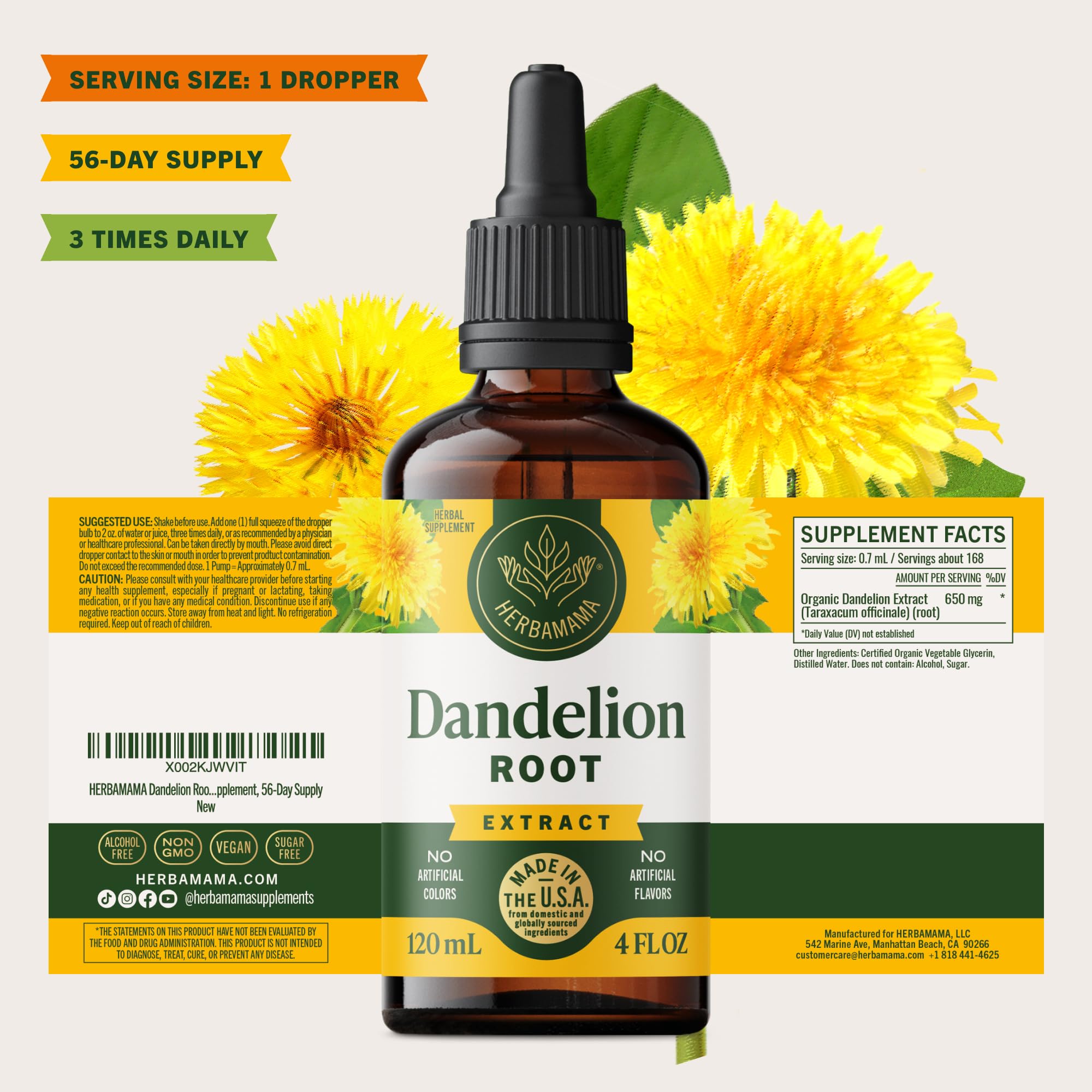 HERBAMAMA enfoque en ingredientes veganos y glicerina vegetal como base