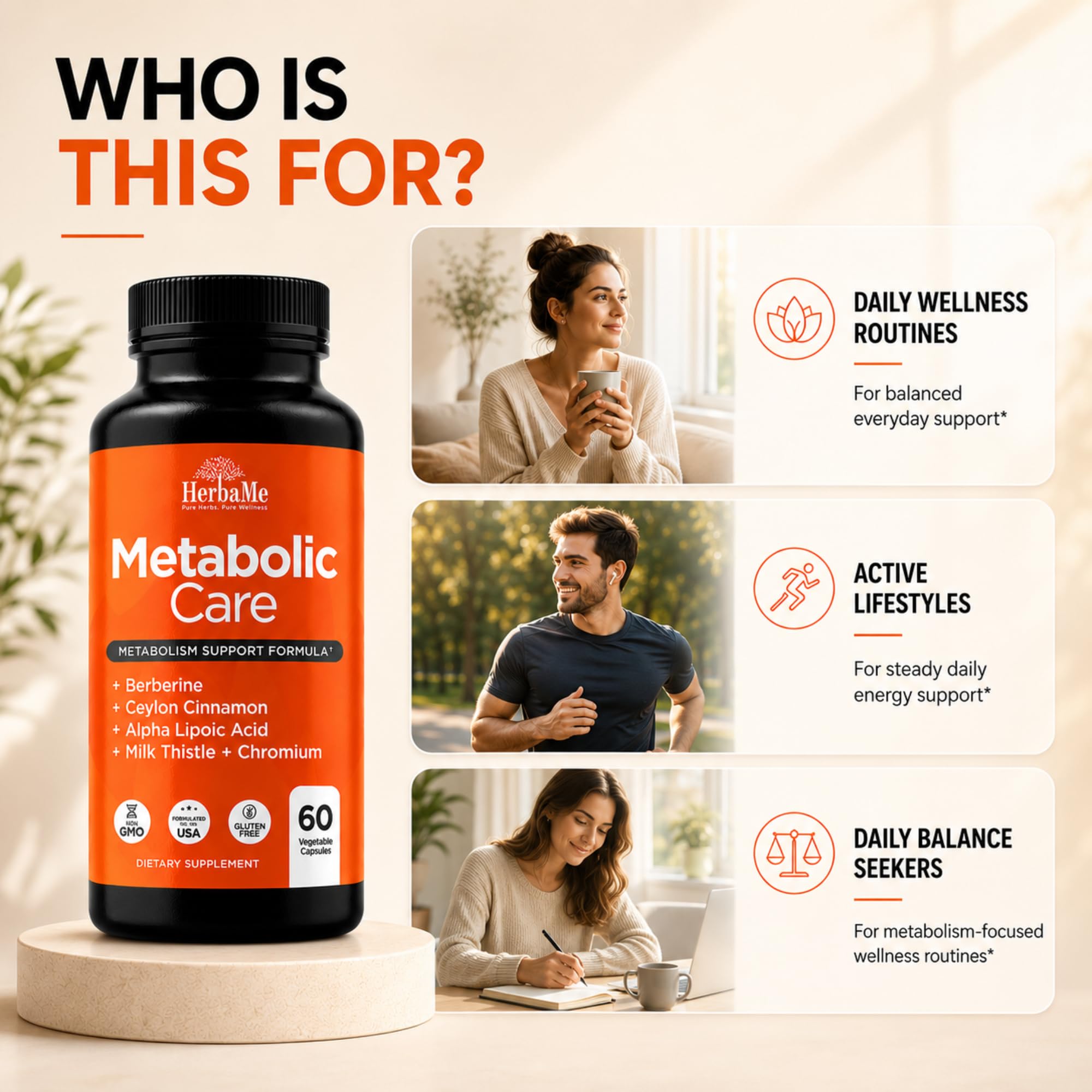 HerbaMe etiqueta nutricional ampliada para ver información y promover confianza
