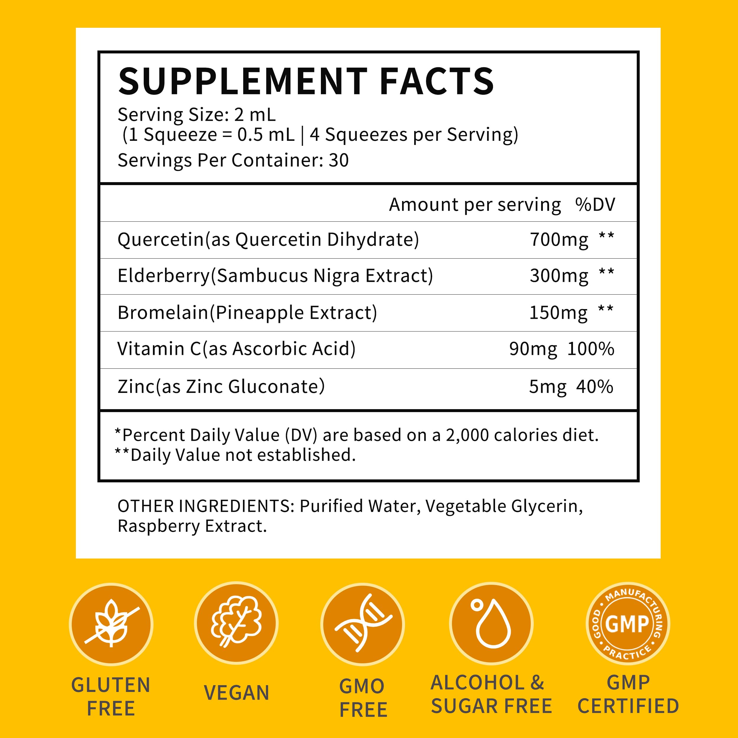 Herbance etiqueta con lista de ingredientes destacando pureza y calidad