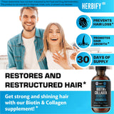HERBIFY detalle de la etiqueta con ingredientes clave, transmite confianza de calidad