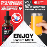 HERBIFY etiqueta legible con ingredientes y garantía de fabricación USA