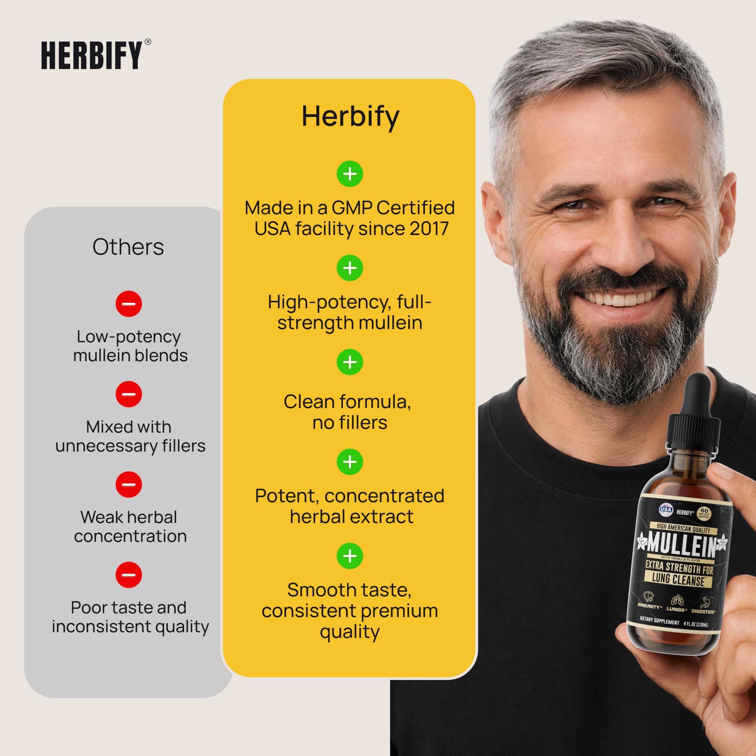 HERBIFY tamaño de 4 oz junto a objeto cotidiano para escala práctica