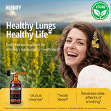 HERBIFY gota en vaso mezclada con agua para consumo diario