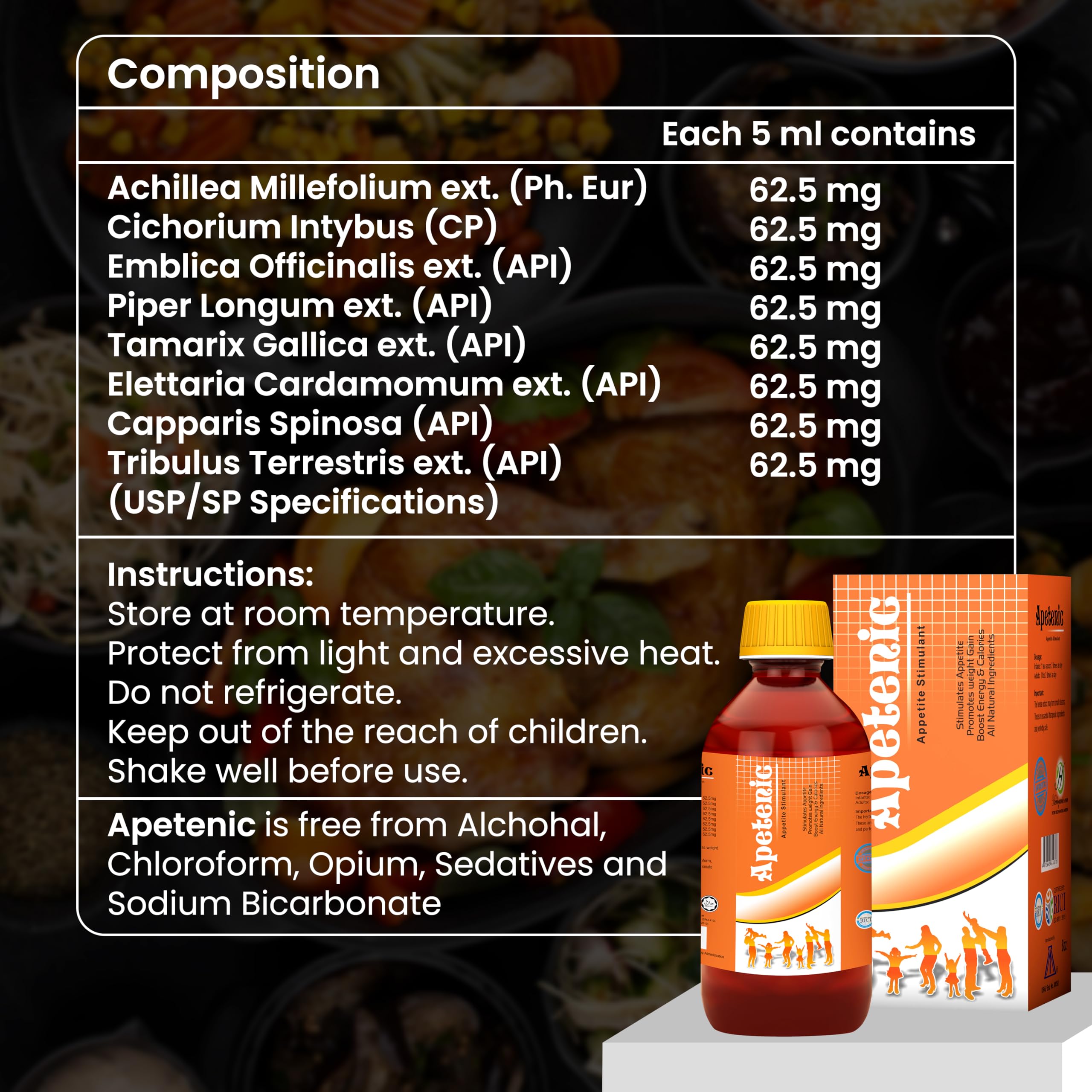 HERBOGANIC etiqueta con ingredientes y beneficios claros para seguridad